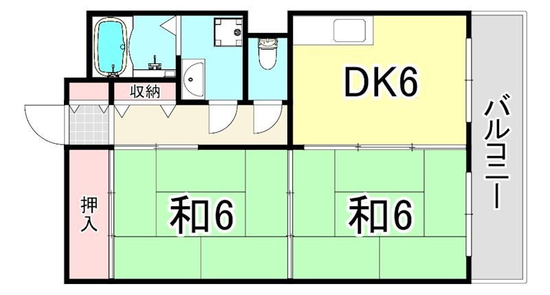 ハイルハイツの間取り