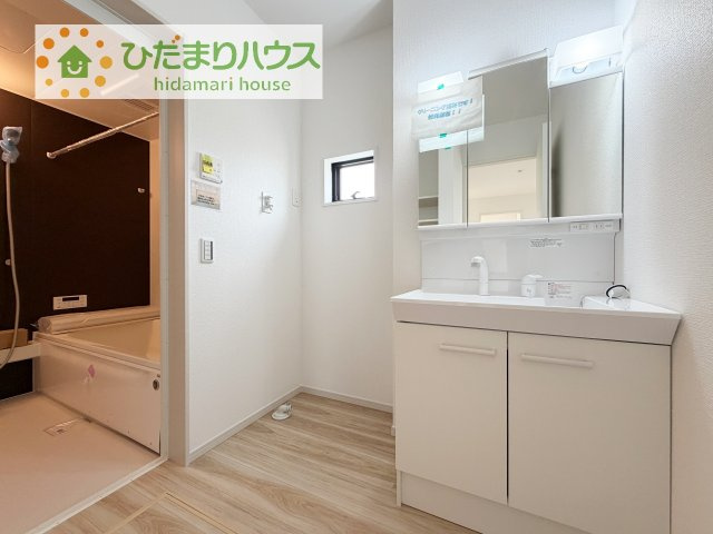 【独立洗面台】 | 取手市藤代南3期　新築戸建　1号棟 | シンプルで使い勝手の良い独立洗面台！