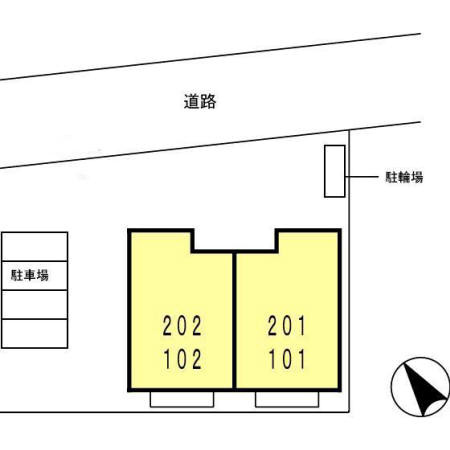 ベスタの駐車場