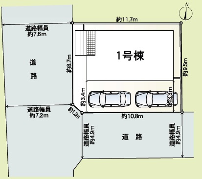 【区画図】 | 静岡市清水区蒲原第11　新築戸建て　全1棟