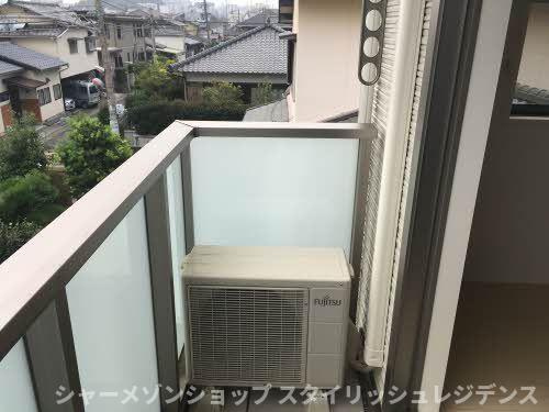 グリーンビレッジ湯川Ⅲのバルコニー