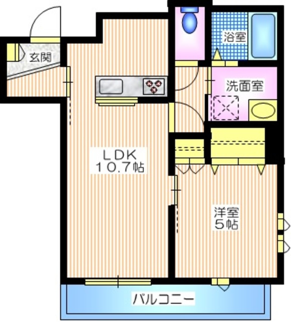 コンフェスト上大岡の間取り