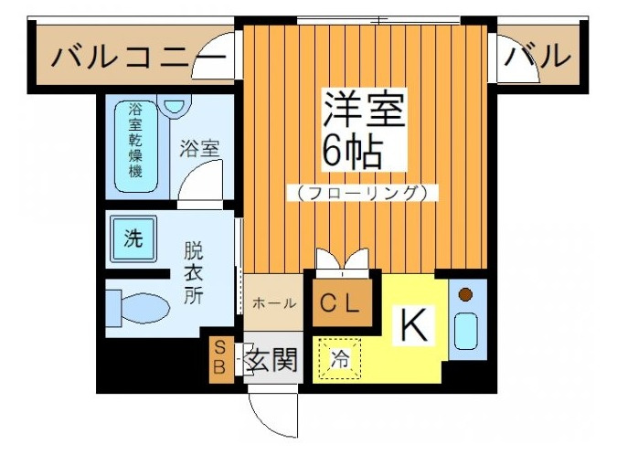 アベリア明大前の間取り