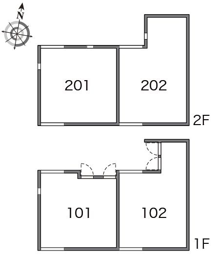 レオネクストパークネストの区画図