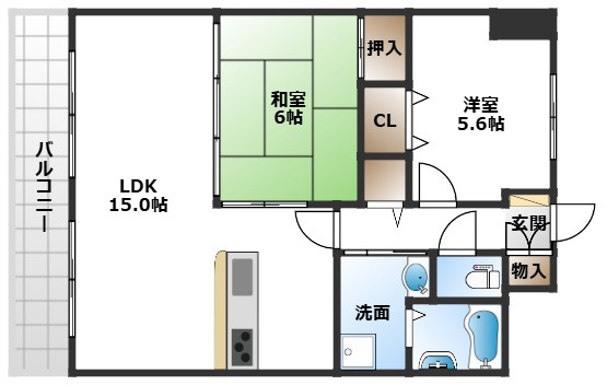 【間取り】 | グリーンリーフ曽根