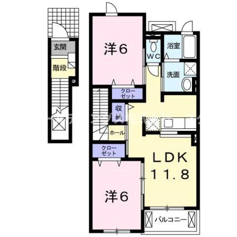 グランコートⅡの間取り