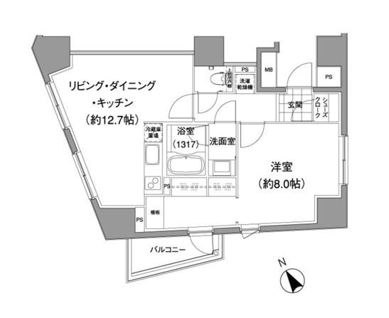 ～広々と暮らしやすい1LDK～
