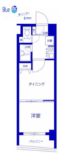【間取り】 | クリオ神奈川新町弐番館