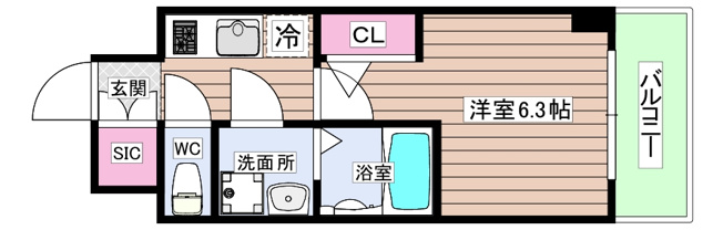 【間取り】 | エスリード大阪城クローグ