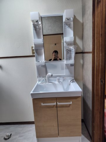(仮称)武豊町内鉋貸家の独立洗面台