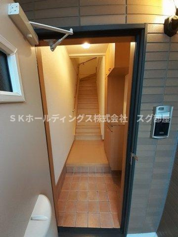 サンハイツ福知山Ⅰの玄関
