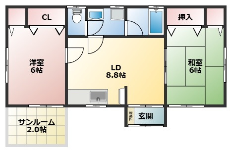 【間取り】 | 木村貸家