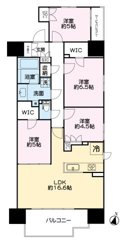 レーベン古河REFAIMEの間取り