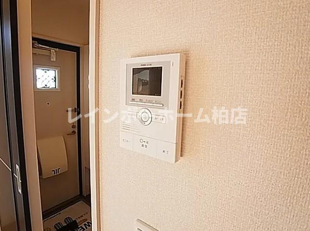 仲介手数料（賃料の1.10ヵ月）の50％OFF対象物件！のセキュリティ|モニタ付インターホンです