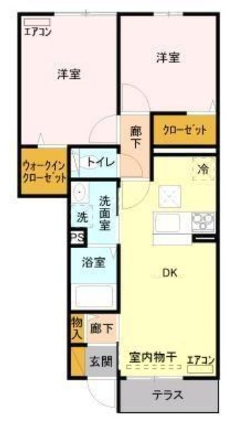 仲介手数料（賃料の1.10ヵ月）の50％OFF対象物件！の間取り