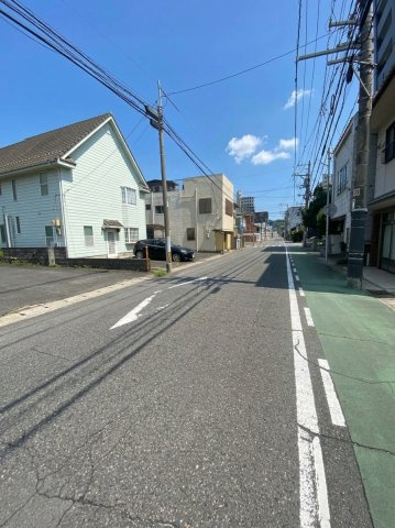 下竪小路売土地の前面道路含む現地写真