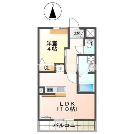 プランドール・KⅡの間取り|コンビニ、ドラッグストアがすぐで暮らしやすい場所です◎
