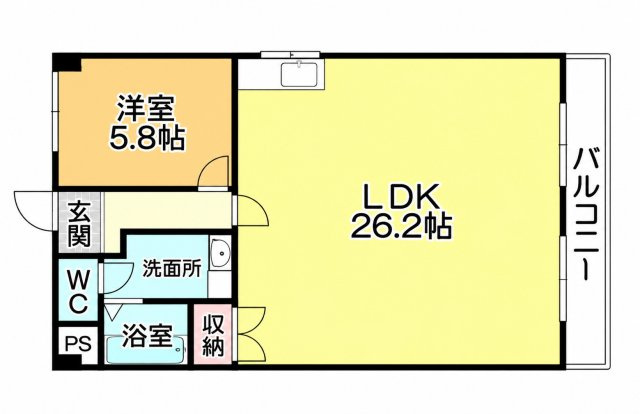 久留米パインハイツの間取り