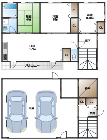 【間取り】 | 曽根東町ハウス