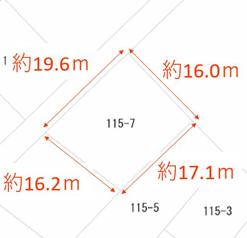 島田一丁目　売物件の地図