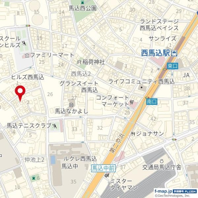 【地図】 | マイキャッスル西馬込