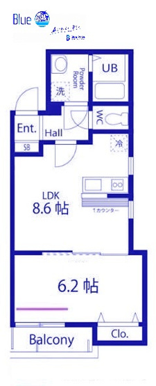 【間取り】 | ハーミットクラブハウストゥギャザー鶴見岸谷