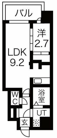 ミラージュパレス都島本通の間取り