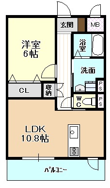 ディアコートKⅦの間取り