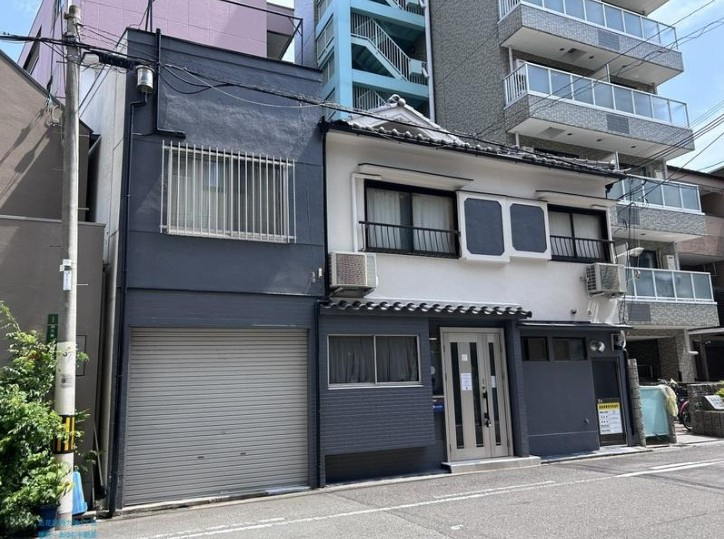 此花区西九条　民泊戸建の前面道路含む現地写真