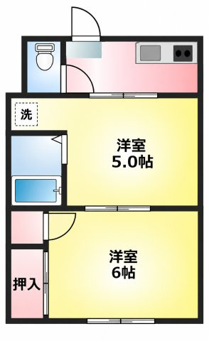 【間取り】 | よろこび荘