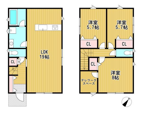 アーネストワン　大牟田市本町第6の間取り