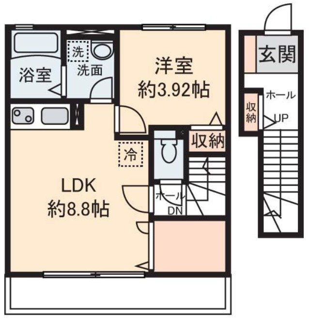 ＴＡハイム鷹の台の間取り