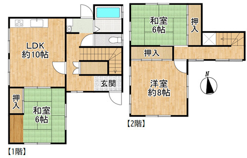 【間取り】 | 青南台戸建
