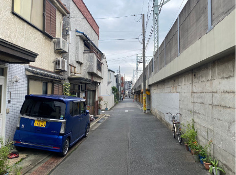墨田区墨田３丁目のアパートの周辺