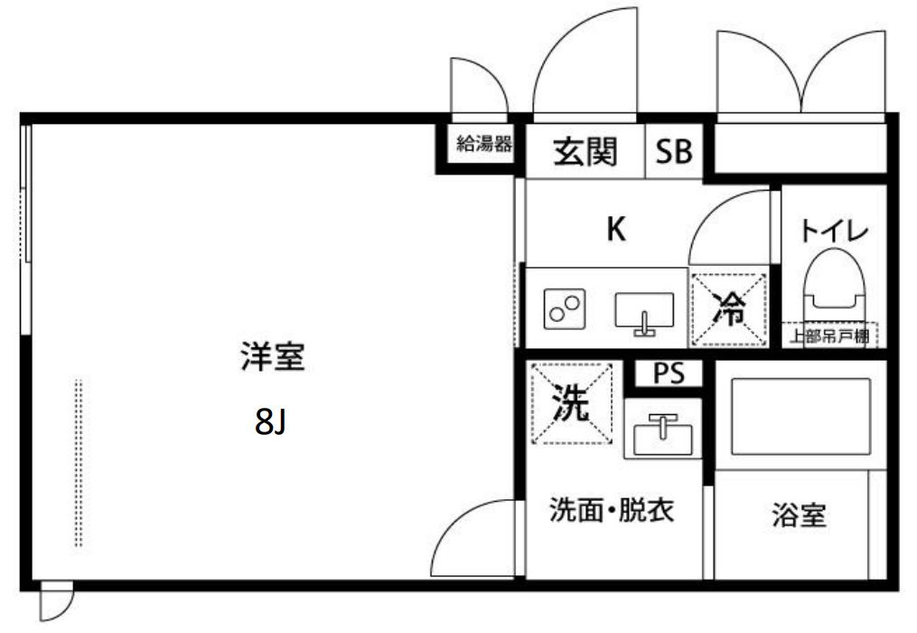 フェリシア行徳2の間取り