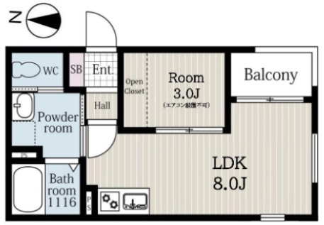 リブレメゾン住吉の間取り