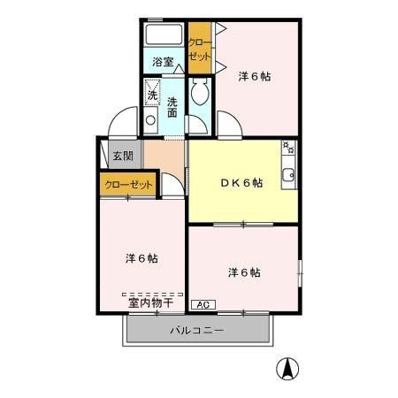クイーンハイツⅡの間取り