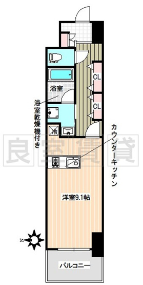 【間取り】 | ディアレイシャス鶴舞公園