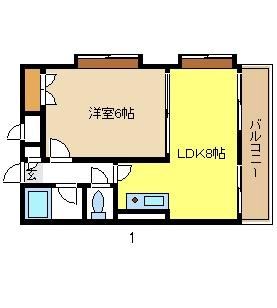 エスタ植田の間取り