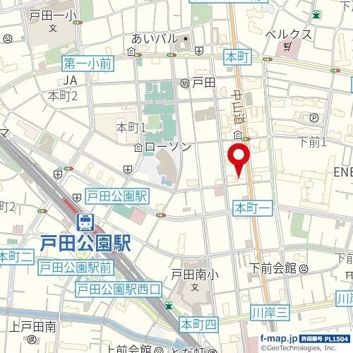 ヴェルステージ戸田公園の地図