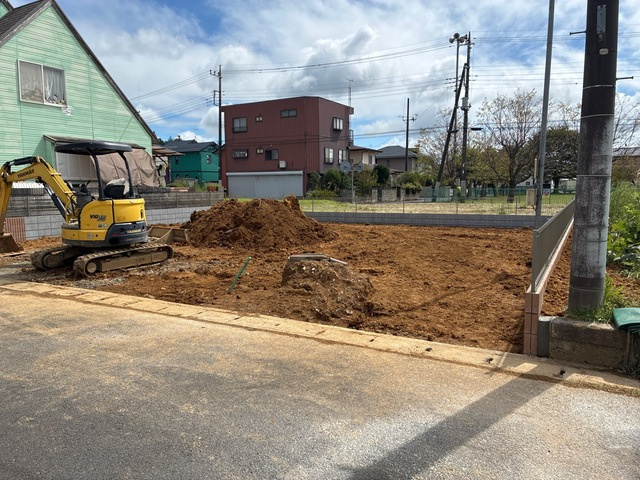 リーブルガーデン  第1小美玉市西郷地　限定1棟！の前面道路含む現地写真|2026年12月完成予定です。