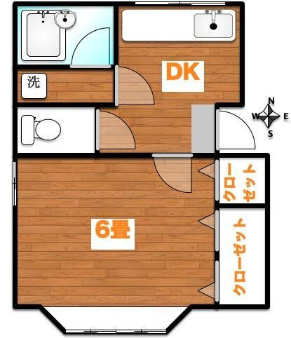 パープル西船の間取り