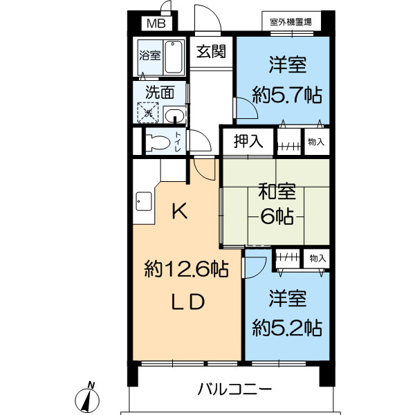 リバーサイドパークの間取り