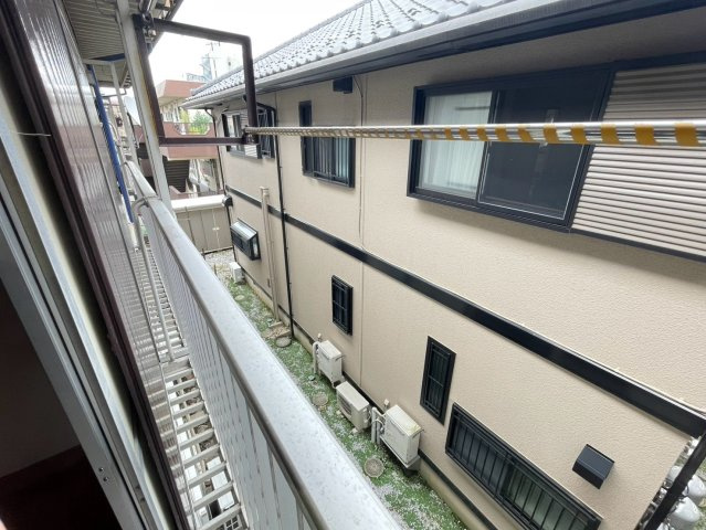 たちばなコーポのバルコニー