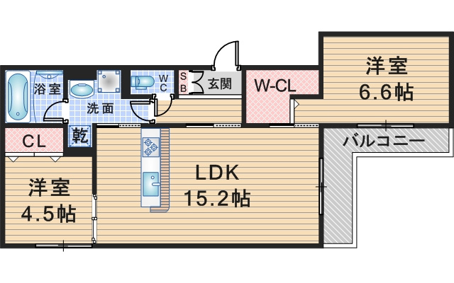 D-residence服部寿町の間取り