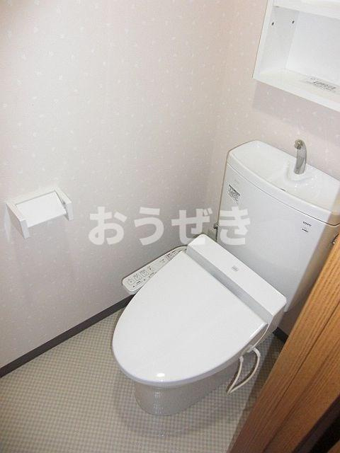 サンハイツ西日暮里のトイレ|荒川区立　諏訪台中学校まで263m