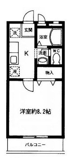 【間取り】 | スクエア小杉　　Ｃ棟 | 間取りです。