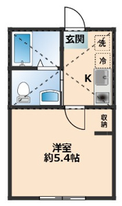 単身者様向け１K＋ロフト付きの物件です。
