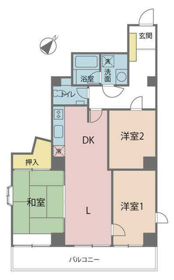 【間取り】 | モンテアルト緑青館(モンテアルトリョクセイカン)
