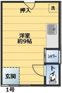 浜田町戸建アパートメントの間取り